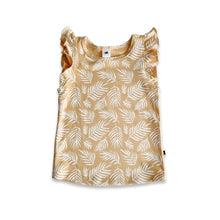 Baby/Kids' Bamboo Ruffle Shoulder | Palm Leaf