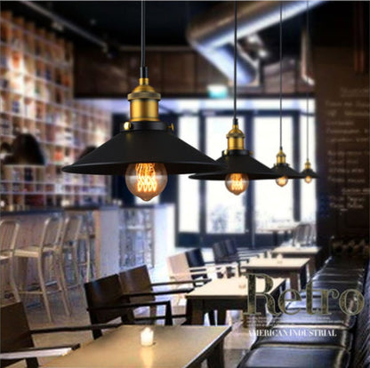 Industrial Cage Pendant Chandelier – Vintage Metal Hanging Light Fixture for Kitchen, Dining Room, Bar & Loft