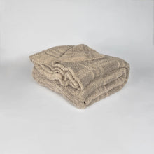 Pure Cashmere and Roasted Cashew Plaid Print Extended Throw