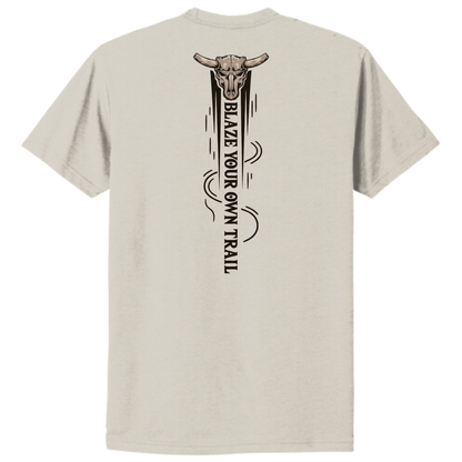 BLAZE YOUR OWN TRAIL T-SHIRT | Sand