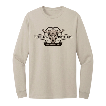 BLAZE YOUR OWN TRAIL LONG SLEEVE T-SHIRT | Sand