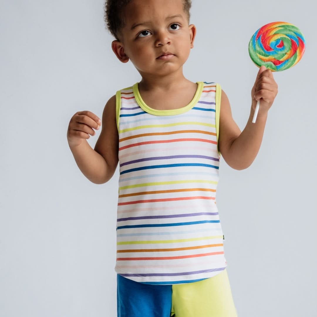 Kids' Bamboo Racerback Tank | Pineapple