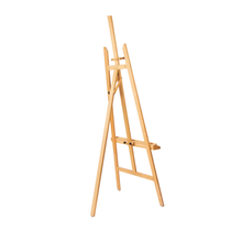 Chevalet de table Lyre en hêtre - Hauteur de toile maximale de 152 cm