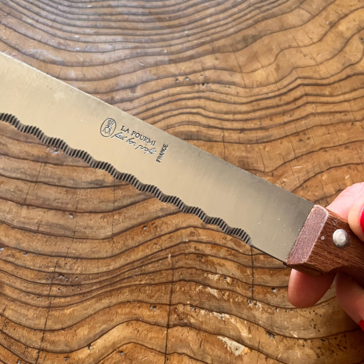 Bread Knife, rosewood handle