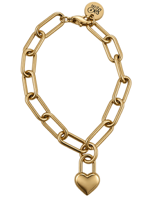 Bracelet Cadenas Cœur Doré