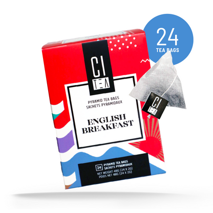 Thé noir English Breakfast - 24 sachets pyramidaux