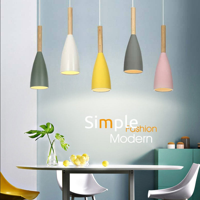 Lustre simple de style nordique moderne pour bar de restaurant