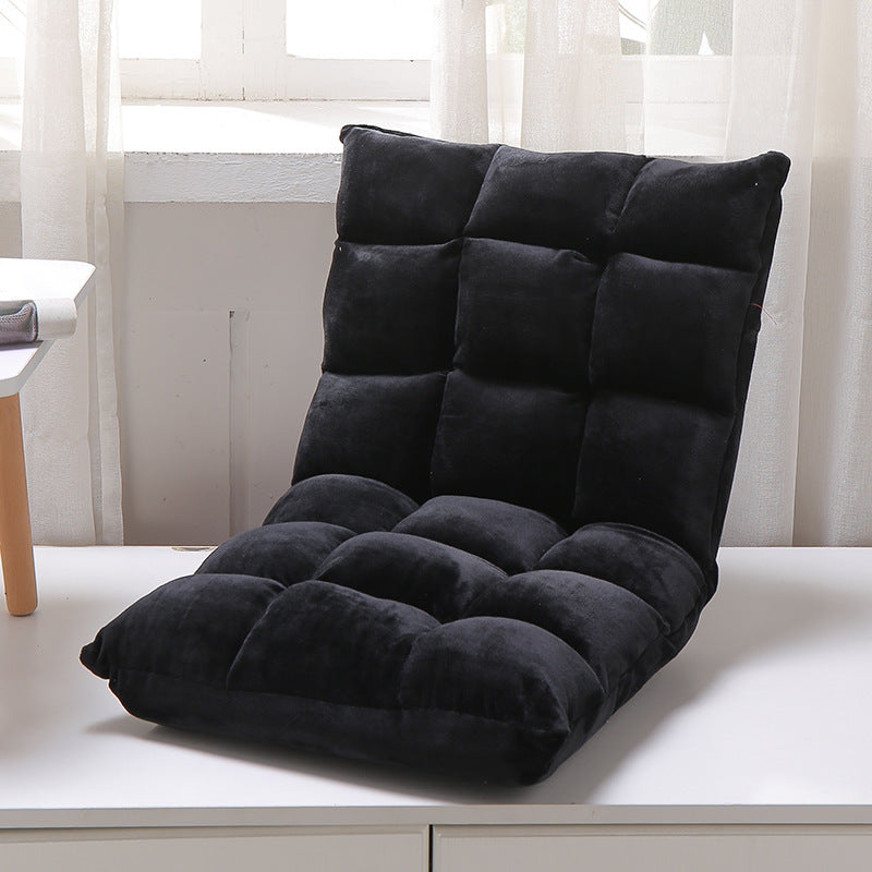 Canapé-lit paresseux pliable une place, fauteuil inclinable tatami, canapé-lit de loisir pour chambre ou balcon, déhoussable et lavable