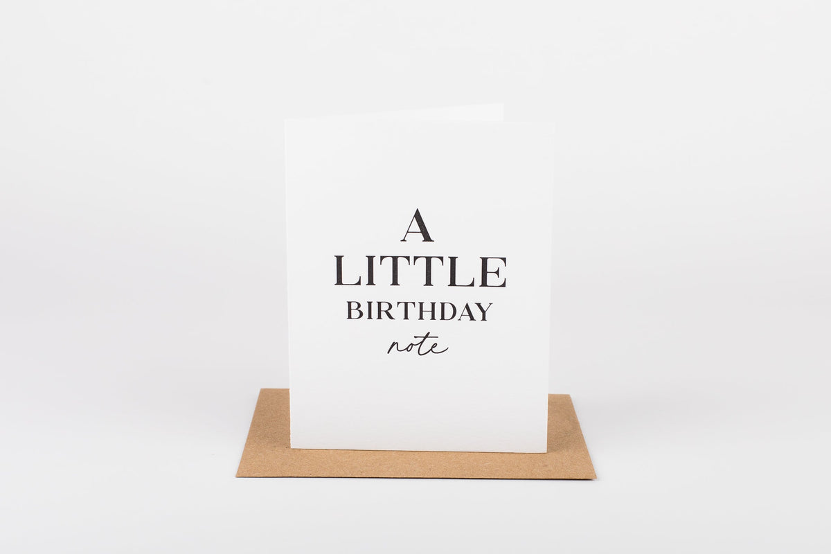 Little Birthday Note