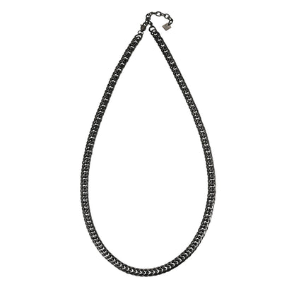 ABASI BLACK : Chaîne à gros maillons en carbone noir