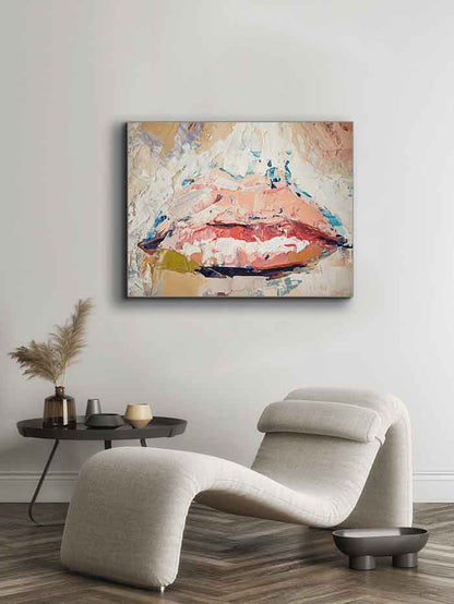 Décoration Murale sur Toile – Style Couteau à Peindre – Œuvre Imprimée