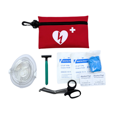 Trousse de premiers secours défibrillateur