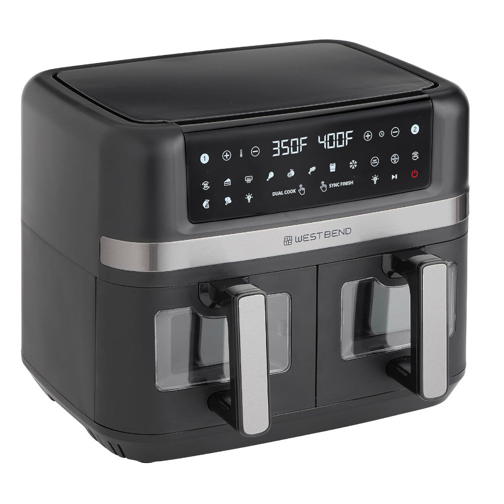 WEST BEND AFWB10BK13 Dual Basket 10QT Digital Air Fryer