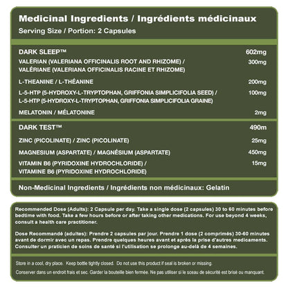 Advanced Genetics GO DARK, 60 Caps
