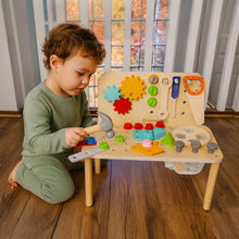 Wooden Kids Tool Bench Set – 40+ Piece STEM Builder Workshop with Gears, Nuts & Bolts | Montessori Toy for Kids Ages 3+