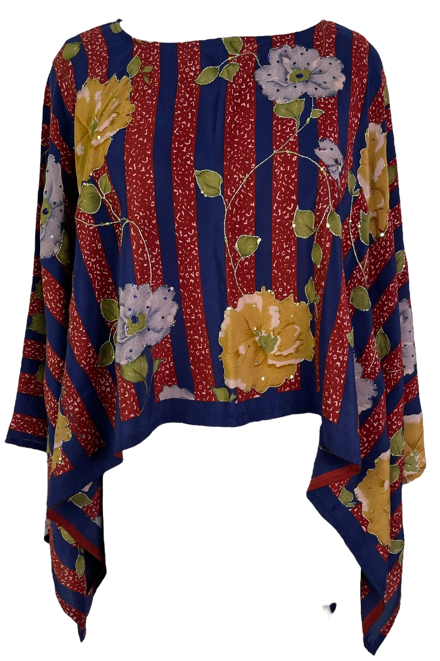 PRC6395 Poncho capelet en pure soie Avatar