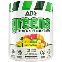 ANS Performance GREENS PREMIUM SUPERFOOD + FIBER, 30 Servings