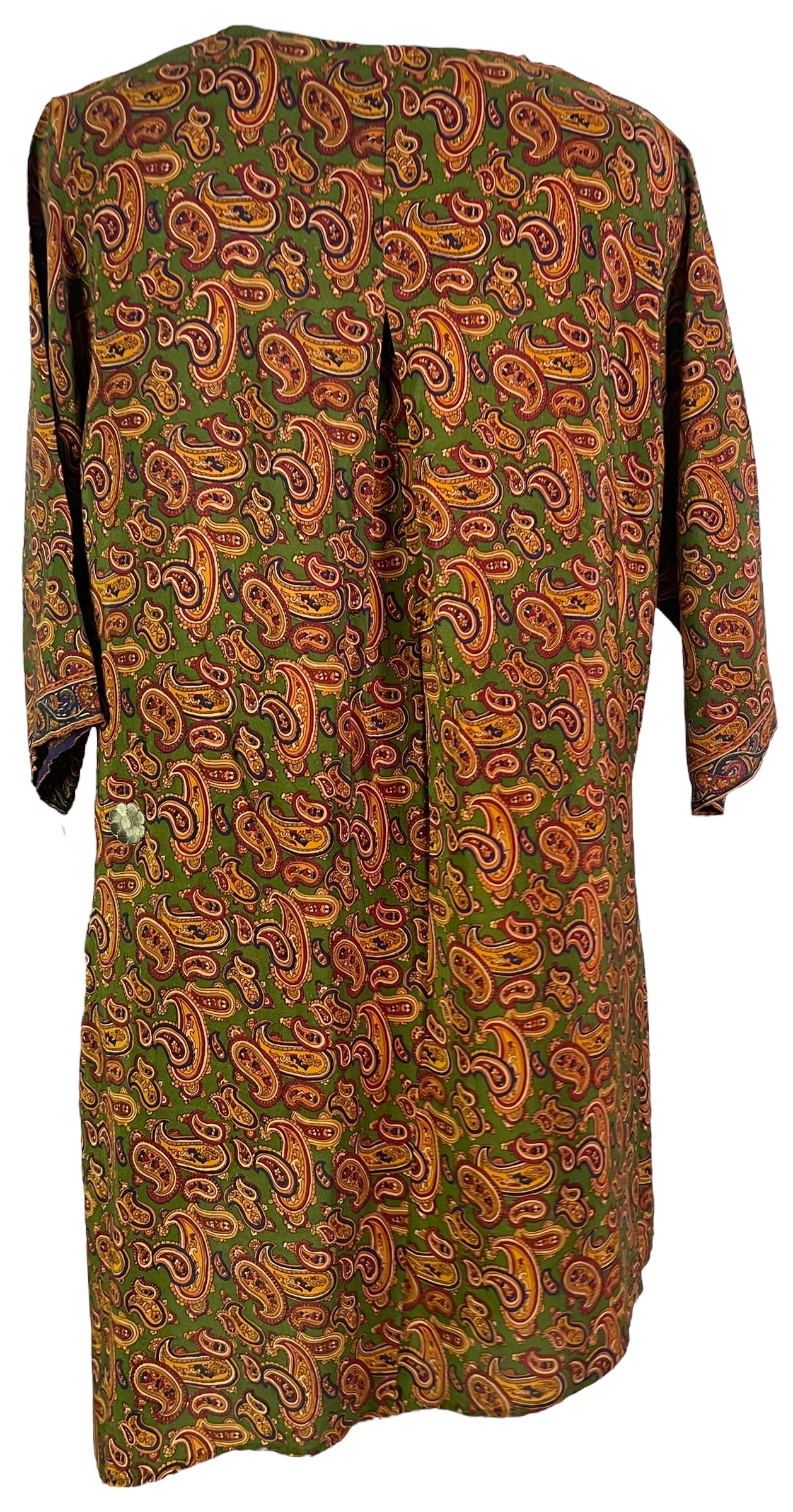 PRC6529 Robe Tunique en Pure Soie Avatar avec Poches