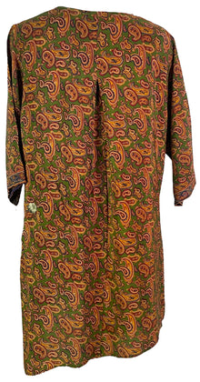 PRC6529 Robe Tunique en Pure Soie Avatar avec Poches