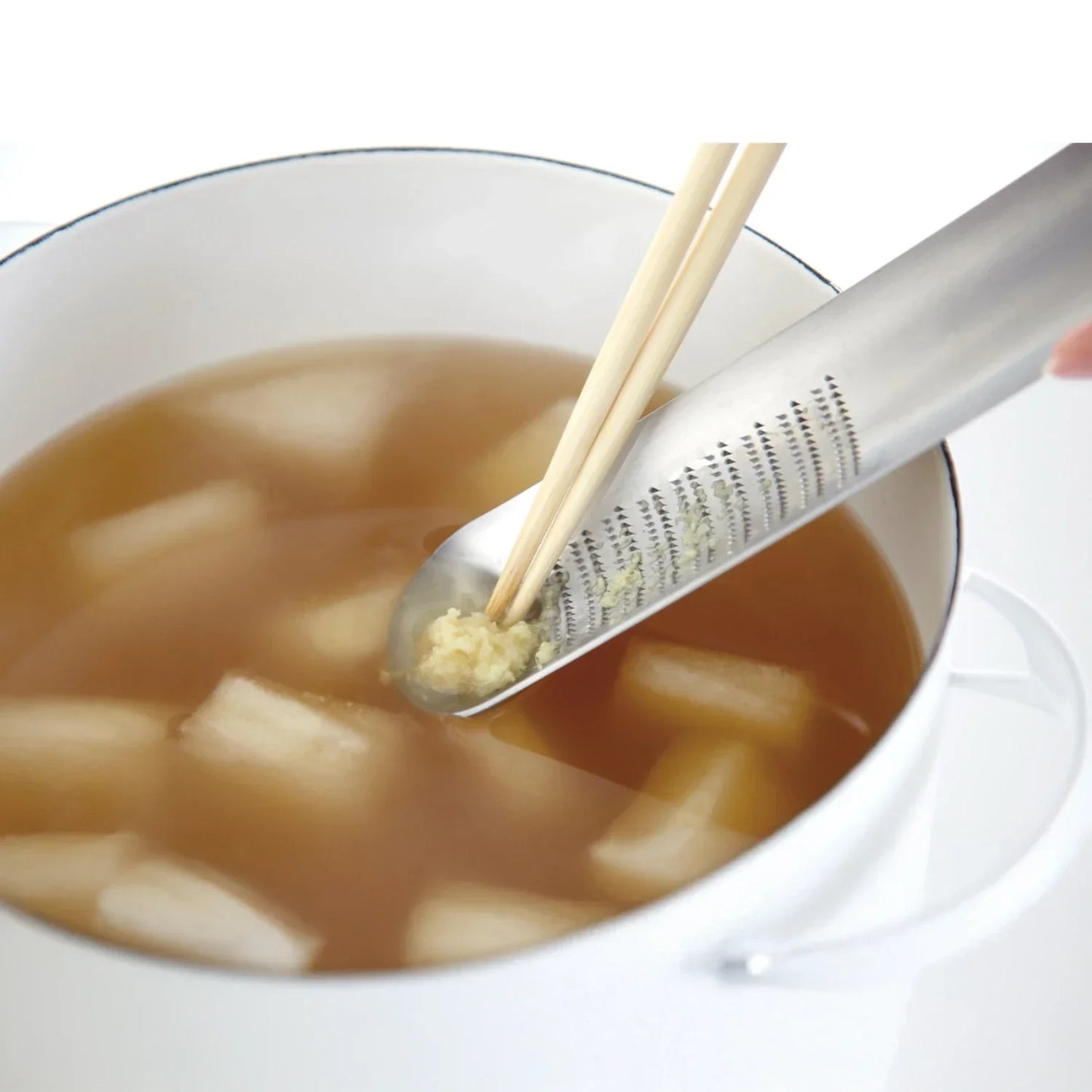 Râpe de Plateau Eatoco Oros – pour Gingembre, Wasabi & Fromage - Fabriquée au Japon