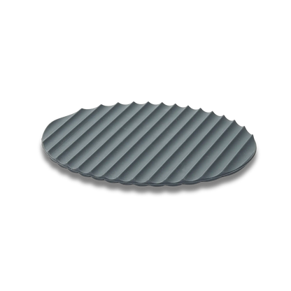 Eatoco Nami Silicone Mat – Heat-Resistant & Non-Slip Pot Holder - Dark Grey