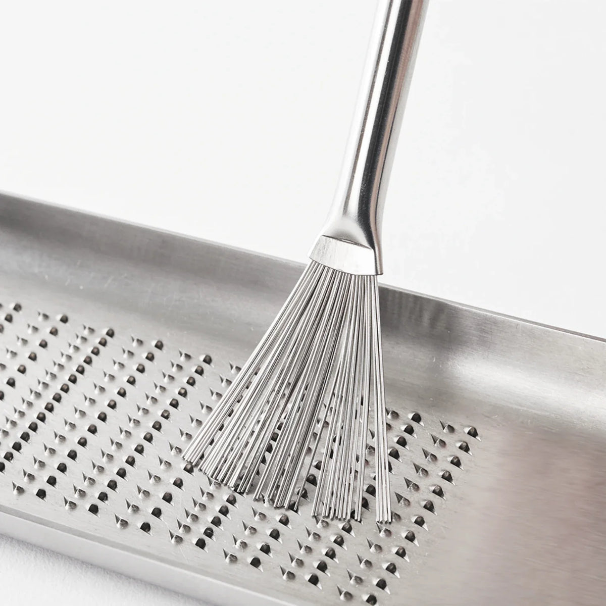 Eatoco Hake Grater Brush – Japanese Stainless Steel Grater Cleaner