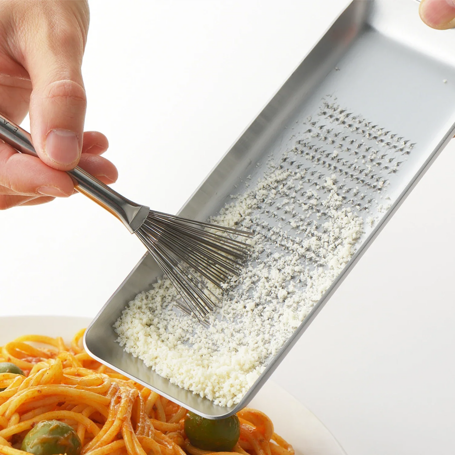 Brosse de nettoyage pour râpe à poisson Eatoco Hake – Nettoyeur de râpe en acier inoxydable japonais