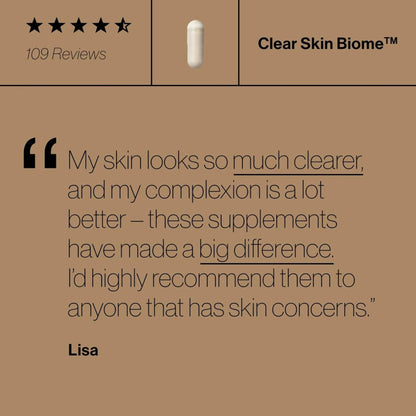 Advanced Nutrition Programme SCB4 Skin Clear Biome (60 capsules)