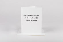 Age & Wine
