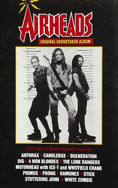 Airheads (Original Soundtrack Album) - Cassette, 1994 US Release