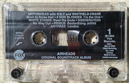 Airheads (Original Soundtrack Album) - Cassette, 1994 US Release