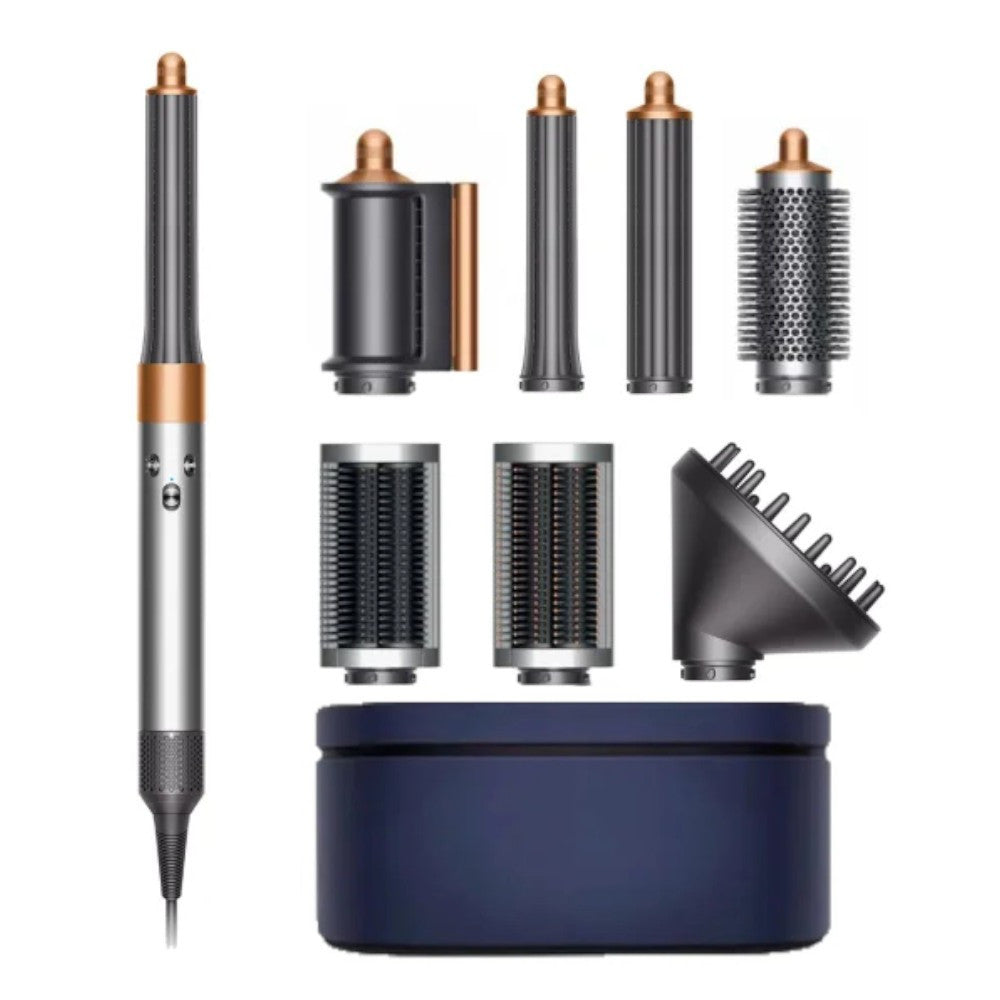 DYSON OFFICIAL OUTLET Airwrap Complete Long Diffuse Nickel/Copper - Dyson refurbished (Excellent) with 1 year warranty
