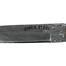 AKARI Skinner Black Knife 3.5 inch with Original Leather Sheath
