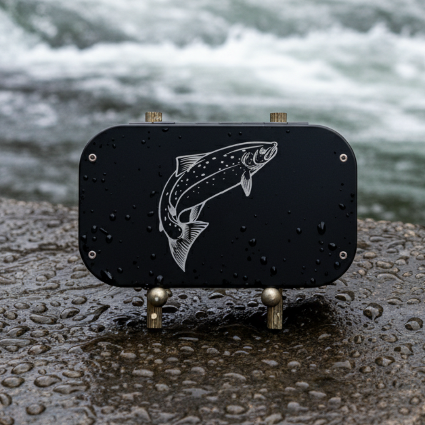 Boîtes à mouches en aluminium avec clips, fenêtres et mousse