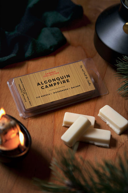 Galet de cire parfumée : feu de camp algonquin. 49,6 g