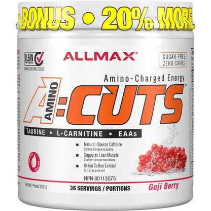 Allmax AMINO CUTS, *Bonus Size 36 Servings
