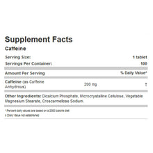 Allmax CAFFEINE (200mg), 100 Tabs