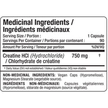 Allmax CRÉATINE HCL, 90 capsules végétales