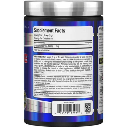 Allmax GLUTAMINE, 400g