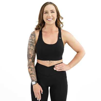 Soutien-gorge de sport Allure noir