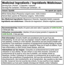 Alora Naturals CARB BLOCK, 90 gélules végétales