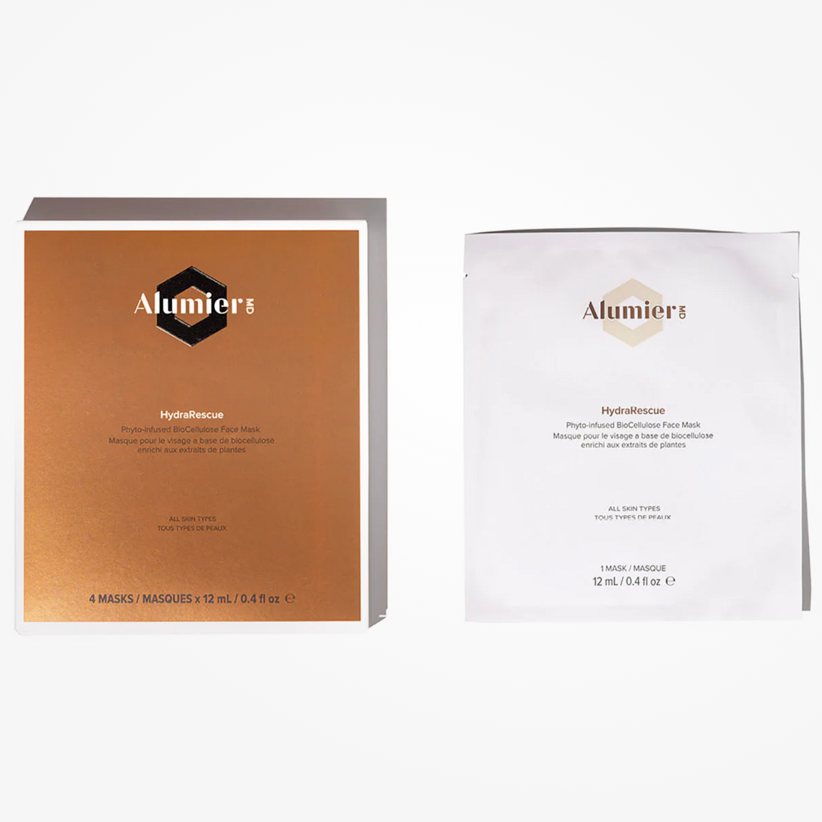HydraRescue BioCellulose Face Mask (4 Pack)
