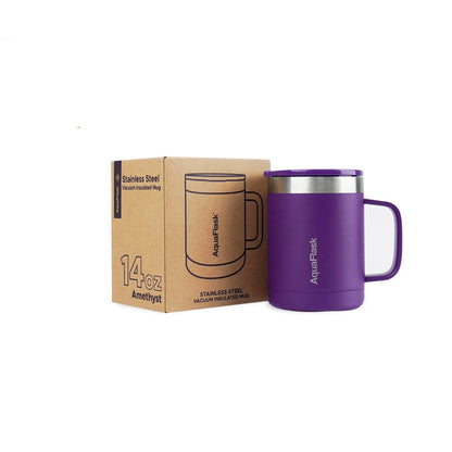 Mug Aquaflask isotherme avec couvercle et anse 415 ml (14 oz)