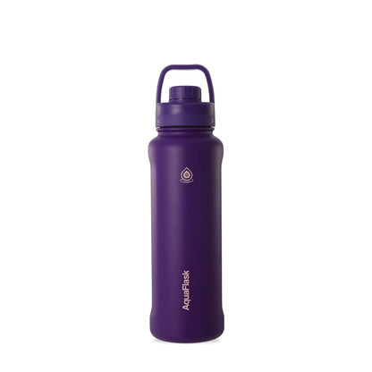Bouteille d'eau en acier inoxydable AquaFlask 1080 ml (40 oz) avec bouchon sport – Chaud et froid, anti-fuite, sans BPA