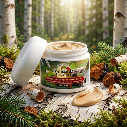 Chaga Skin Cream with Real Silk Amino Acids