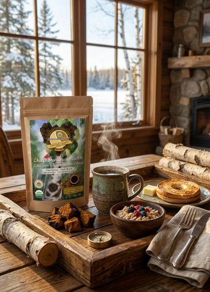 Organic Chaga Mushroom Coffee - Sumatra Dark Roast Coffee