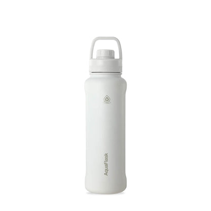 Bouteille d'eau en acier inoxydable AquaFlask 1080 ml (40 oz) avec bouchon sport – Chaud et froid, anti-fuite, sans BPA