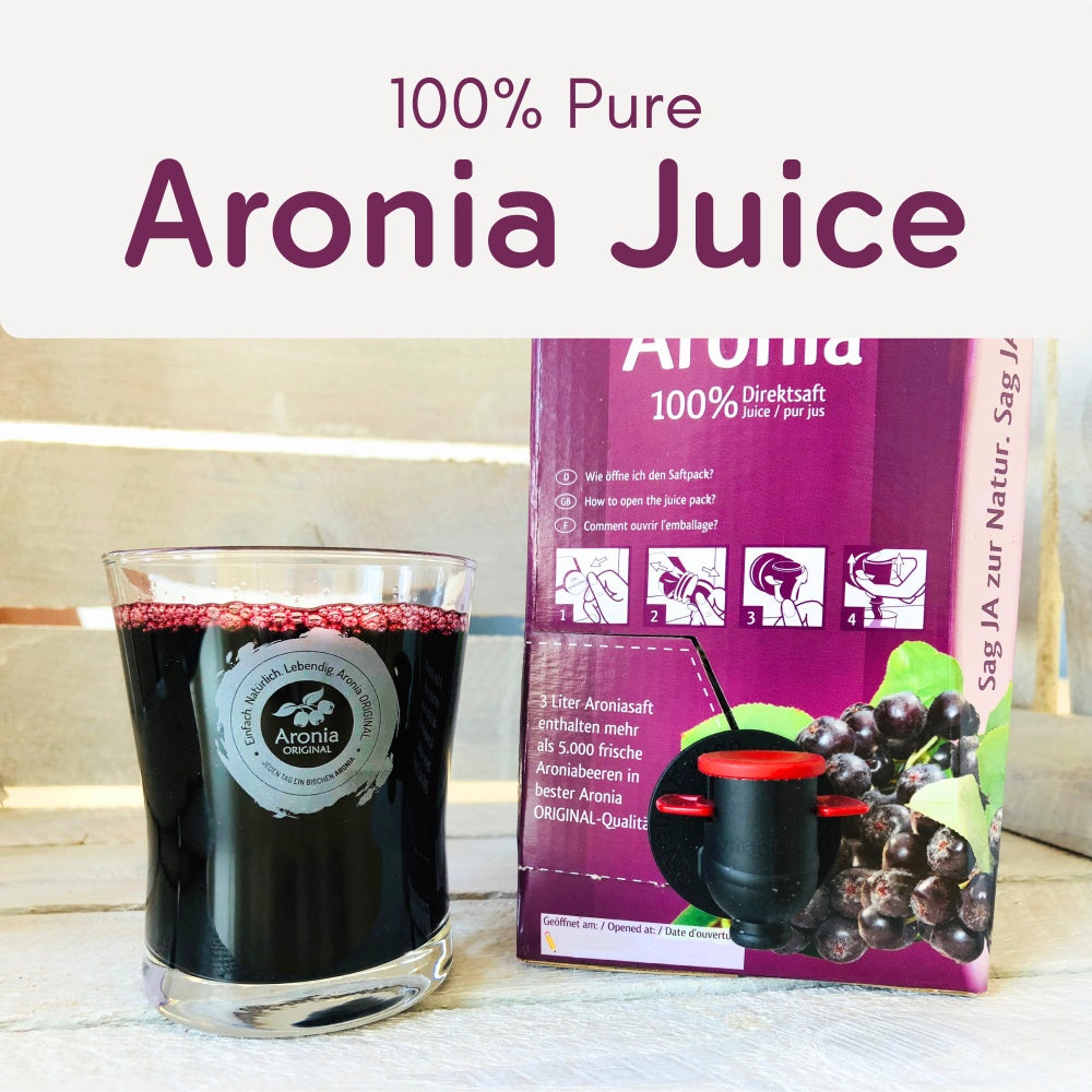 Jus de baies d'aronia bio 3 litres | Non issu de concentré