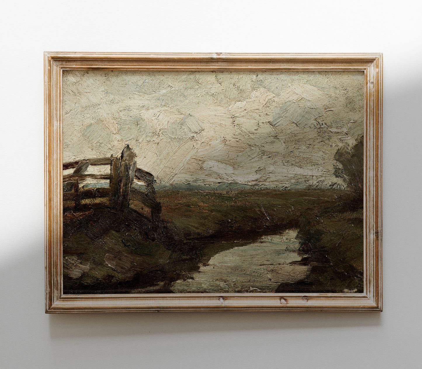 Impression d'art Paysage de ferme vintage L0117