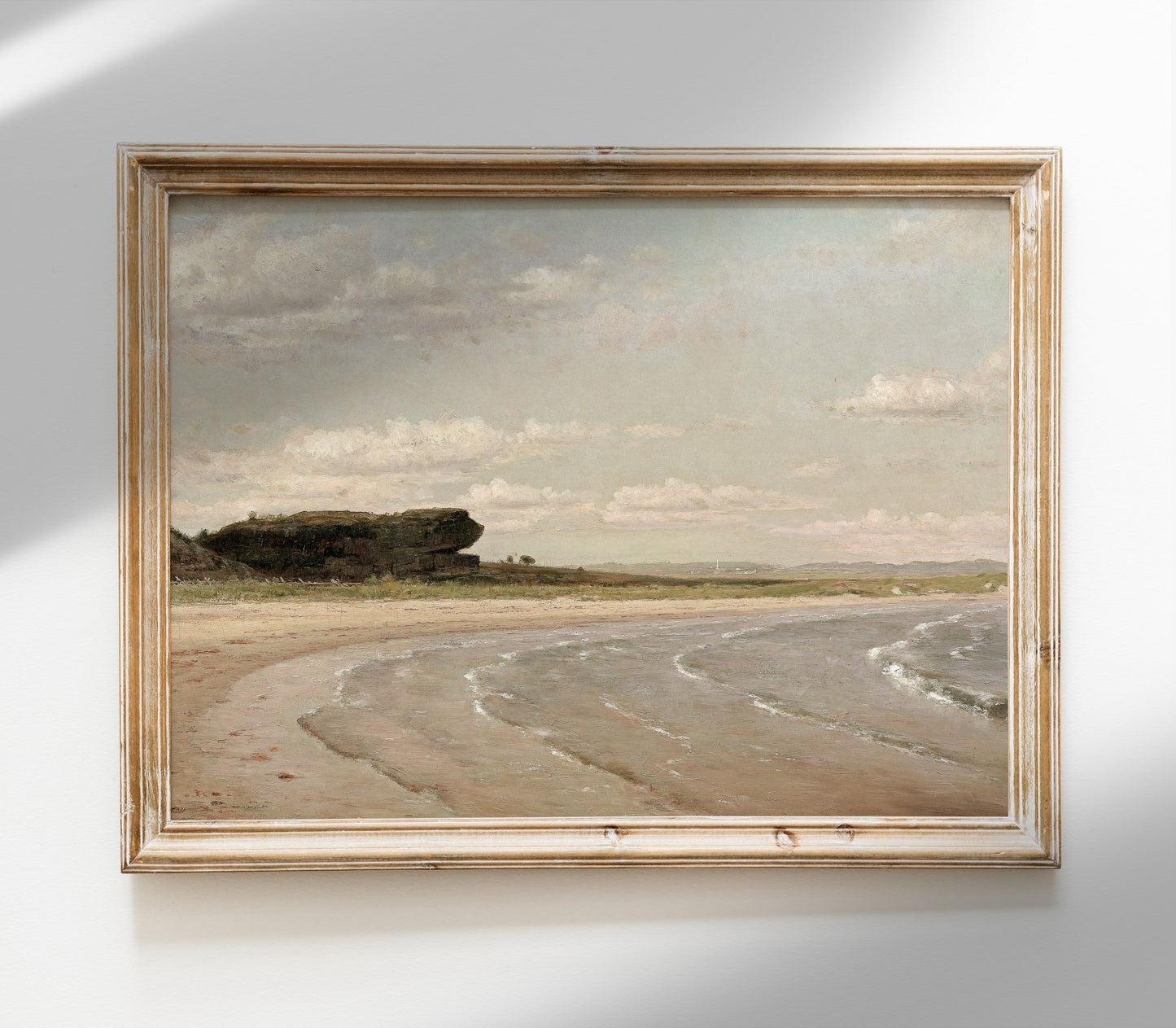 Impression d'art Paysage côtier pastel vintage L0217